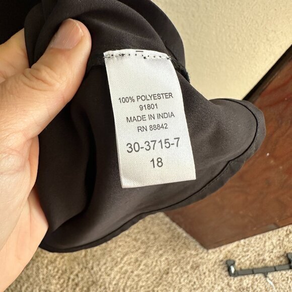 Ellos Black Dress/Blouse Size 18 - Picture 4 of 7